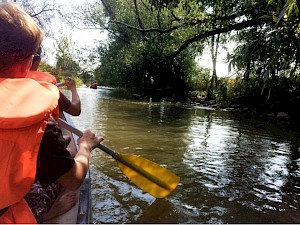 Bild Auf dem Wasser geht`s zum THW