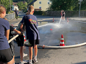 Bild Jugendfeuerwehr mit besonderer EM-Übung