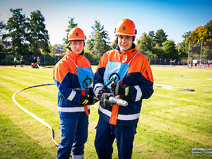 Bild GJF Vilseck tritt mit Gruppe und Staffel zur Abnahme an